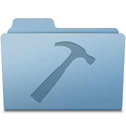 Developer Folder Blue Icon 256x256 png